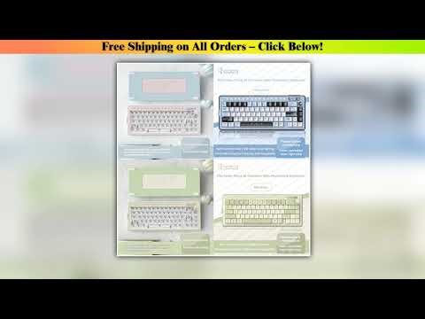 RECCAZR Paper Plane66 R66 Mechanical Keyboard Kit Aluminum RGB Gasket Structure Hot Swap with