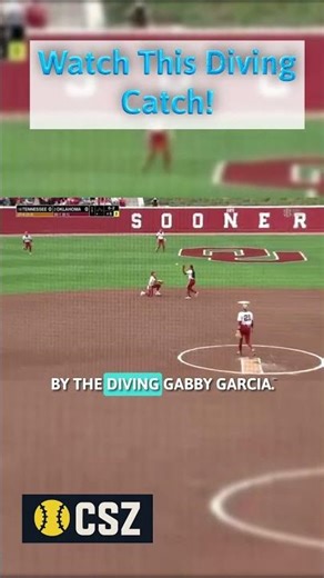 SHE FLEW! ✈️ INSANE Diving Catch 🥎🔥| #softball #softballhighlights