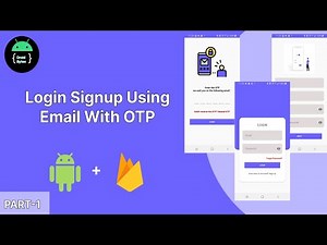Login Signup Using Email With OTP Part-1 (Designing Layouts) || Android Kotlin || Firebase