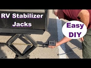 STOP the Wobble! RV Front Stabilizer / Leveling Jack Install Made Simple