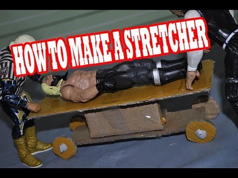 How To Make A Stretcher For WWE Figures! EASY!