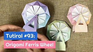 37K views · 185 reactions | Origami Ferris Wheel  More tutorial,...