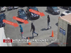 Photos released of 5 suspects wanted in fatal Morgan Park pancake house shooting