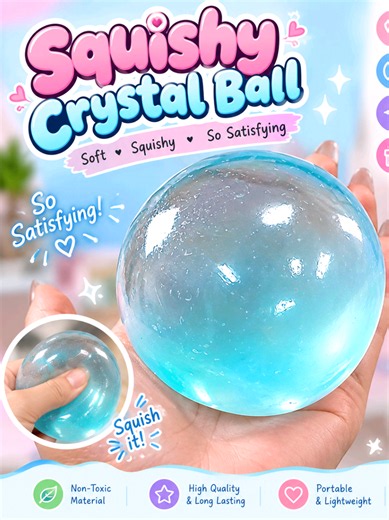 Coconut Squishy Toy: Choose from Blue, Green, or Pink! 😍