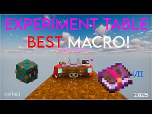 ❤️Auto Experimentation Table 1.21.11❤️ 2025 UPDATE MACRO🔴