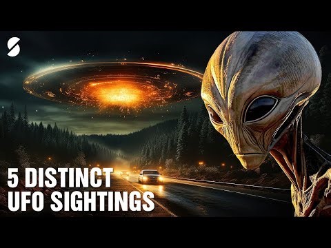 5 Unbelievable UFOs Caught on Camera I Clearest Footage