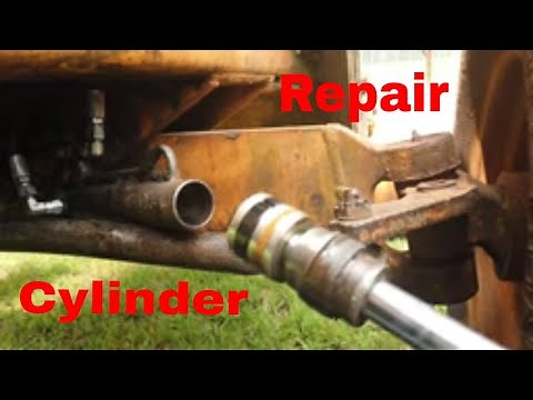 Rebuilding Backhoe Hydraulic Steering cylinder
