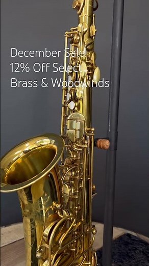 Visit brassandwinds.com and get your dream instrument before Christmas! 🎶🎷🎺🎄