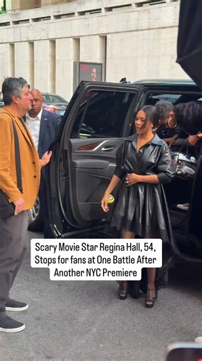 Wrapping up an unforgettable night in NYC 🎬 Regina Hall, 54, arrived for the premiere of One Battle After Another. Known for her comedy classics and acclaimed dramatic roles, she now steps into Paul Thomas Anderson’s latest epic 💞✨ @morereginahall | New York Mickey