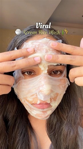 Viral Korean rice mask for dark spots #koreanricemask