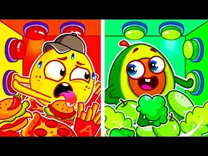 Match the Food to the Body 💪😴🥗🍕Good Habits for Life🥦 Parent Approved🎵Pit & Penny Funny Stories 🥑