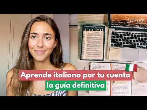 Cómo aprender italiano por tu cuenta (guía, ejercicios, recursos) 🤌🏼🇮🇹