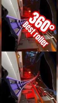 360° VR Roller Coaster Experience 😱 | Split Screen VR Headset Video 🎢 2026