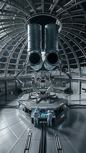 Futuristic Lunar Observatory Dome Transformation | Building a HUGE Moon Telescope Station