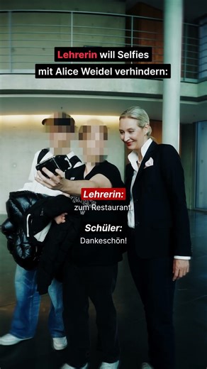 SELFIE-EKLAT UM ALICE WEIDEL! 📸 Lehrerin flippt plötzlich aus – Streit um Schülerfoto
