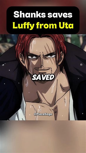 Shanks saves Luffy's life