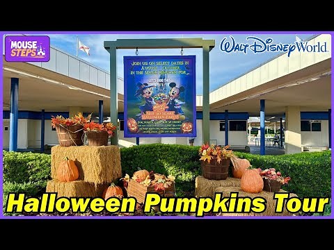 Magic Kingdom Halloween Pumpkins 2025 Tour - Walt Disney World