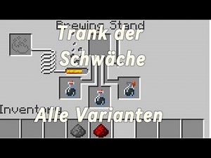 Trank der Schwäche Brauen alle Varianten schnell erklärt