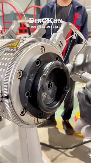 How to making hdpe pipe #machine #extrusion #extrusion #extruder
