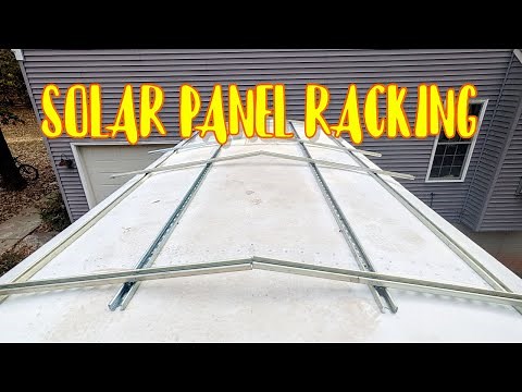Skoolie Unistrut/ Superstrut and Rivnut Solar Panel Racking System - Part 1