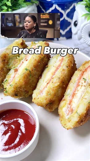 Bharti Singh reveals about diet, she don’t eat much, bread butger #recipe #food #cooking #shorts