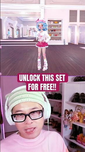 Harajuku set try on in dress to impress, DTI roblox. You can get this by completing the baddie pass