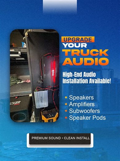 High-end truck audio installation available now 🔊 ✔ Speakers ✔ Speaker Pods ✔ Subwoofers ✔ Amplifiers Clean install. Premium sound. Contact Aspire Truck & Trailer Repair today! 📞 317-647-1400 📧 sales@aspiretruckstop.com 🌐 aspiretruckstop.com 📍 2300 N Sherman Dr, Indianapolis, IN 46218 🕒 We're Open: Mon-Sat: 8:30 AM – 6:30 PM Sunday: Closed #truckaudio #truckrepair #customtruck #truckupgrade #subwooferinstall #trucklife #truckersofinstagram #audioinstallation #aspiretruckrepair #aspiretruck