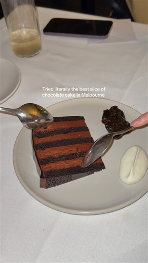 Melbourne Food & Lifestyle  on Instagram: "pov: you find the best chocolate cake in Melbourne ❤️襤 Cutler, Fitzroy #melbournefoodblog #melbournefoodie #chocolate #chocolatecake #chocolatedessert #mudcake #melbournedesserts #melbournerestaurants #melbournerestaurant #melbournetoeat #melbournetodo #melbournefinedining #finedining #fitzroymelbourne #viraldesserts #viralfood"