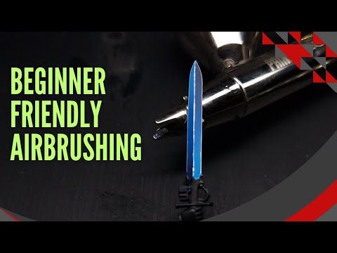 Airbrushing Power Swords - Beginner Friendly