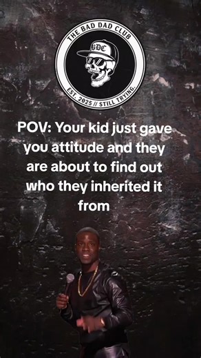 Seeing your own attitude reflected back at you is a humbling experience. Briefly. Then you remember you’re the one who pays the Wi-Fi bill. 🌐🚫 #father #dadsoftiktok #viral #fyp #kids