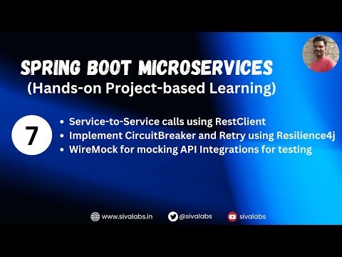Spring Boot MicroServices Tutorial : RestClient with Resilience4j Patterns Applied