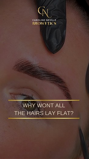 15K views · 33 comments | Why won’t some brow hairs stay flat after...