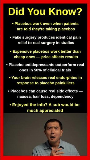 Placebo Effect Facts That Will Completely Shock You 💊🧠