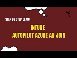 Autopilot Azure AD Join