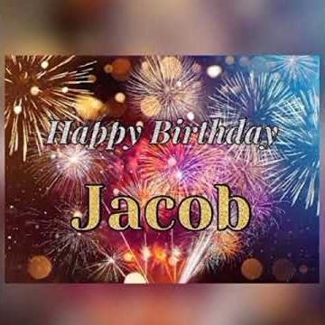 Birthday rock song with names-Jacob @birthdayrock