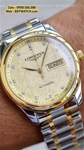 ĐỒNG HỒ LONGINES MASTER COLLECTION DIAL VÂN LỤA NAM TÍNH CỔ ĐIỂN L2.755.5.38.7 #L27555387