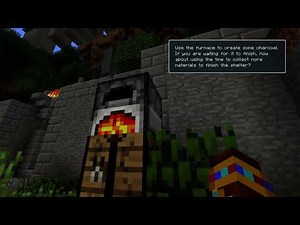 Playing the MINECRAFT TUTORIAL WORLD #1 - Minecraft NSE Calm Gameplay [1080p English]