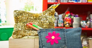 DIY Denim Pencil Cases