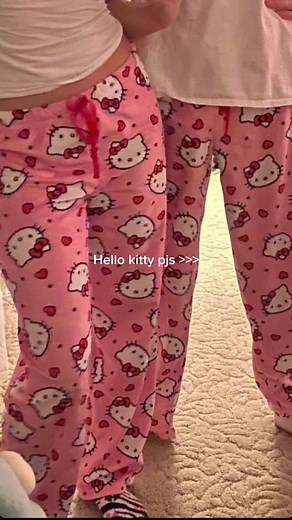 Matching Hello Kitty Pajamas for Couples