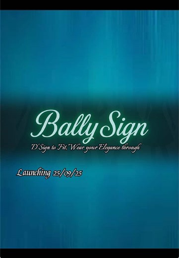 Day 2/10 To Launch Day. Dropping our Tagline to unveil the heart of our brand. #Launching #FashionFit #Tagline #BallySign