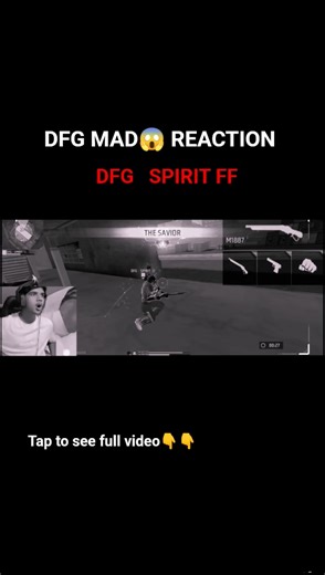 DFG MAD😱 REACTION @DhanushFFGamer #dhanushffgamer #ffshorts #ytshorts #ytviral #viral