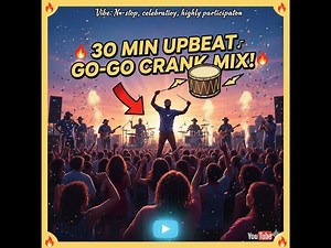 30 Minute Non-Stop D.C. Go-Go Funk Instrumental Mix | Percussion Groove