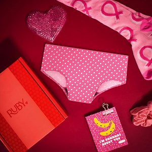Say hello to the Pink Box! Our next Monthly Period Kit is meant to raise awareness for breast cancer and the people who suffer through it. Order by September 20th to get this box! | Ruby Love