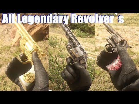 Red Dead Redemption 2 - All Legendary Guns & Unique Revolver Location