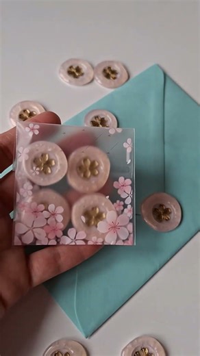 Shimmery cherry blossom stamp stickers for stationery lovers! https://mylittlesketchshop.etsy.com