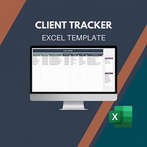 Client Tracker Excel Template: Customer Management (instant Download) - Etsy