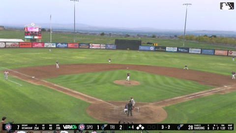 Houston Harding's fifth strikeout