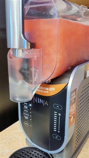 For those who asked. NINJA SLUSHI machine. My first attempt. Initial thoughts: ENTIRE FAMILY LOVES IT. Made Strawberry Limeade Slushy. Took 30 minutes for 64oz. No ice needed. QUICK NOTE: drink HAS TO have sugar content, can't use diet drinks (or you'll need to add sugar or honey). Easy to clean. #ninjaslushi #ninjaslushymachine #drinkrecipe #strawberrylimeade | Pretty Party & Crafty