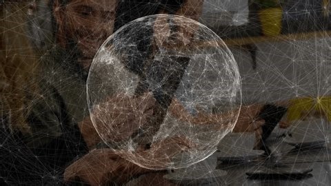 clip-3999514299-coworkers-scrolling-tablet-typing-laptop-causing-digital