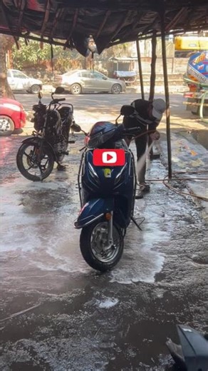 Tarzan bath time #shorts #scooter #washing #asmr